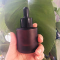Wholesale Customized  30ml  40ml 50ml   Luxury Hair Oil Frosted Amber Glass Dropper Bottle Brown Luxury Essential Oil Bottles