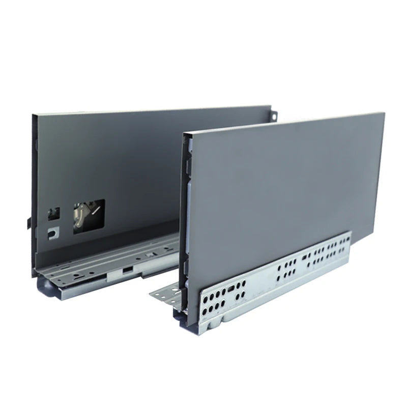 Heavy Duty Riding Rail Box Drawer Slide Soft Closing Furniture Cabinet Accessory for Kitchen Dining Outdoor Use