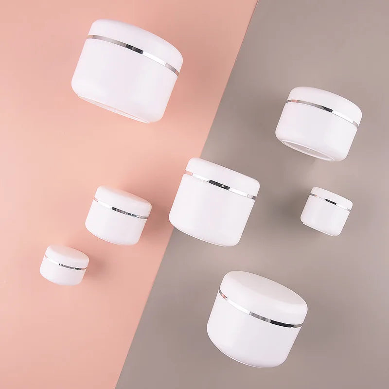 Personal Care Cream Airless Jar Plastic Airless Bottle Jar Refillable Cosmetic Airless Pump Jar