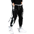Men Spring Wholesale Overalls for Men Tape Loose Binding Cargo Long Pants Trousers Pockets Strap Casual Men's Casual Pants