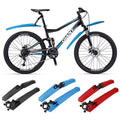 Flexible Non-deformation Mountain Bike Plastic Mudguard Front and Rear Bicycle Fender for All Types of Riding
