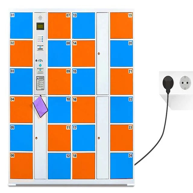 Customized Metal Electronic Smart Lock Mobile Phone Storage Locker Assembled Structure