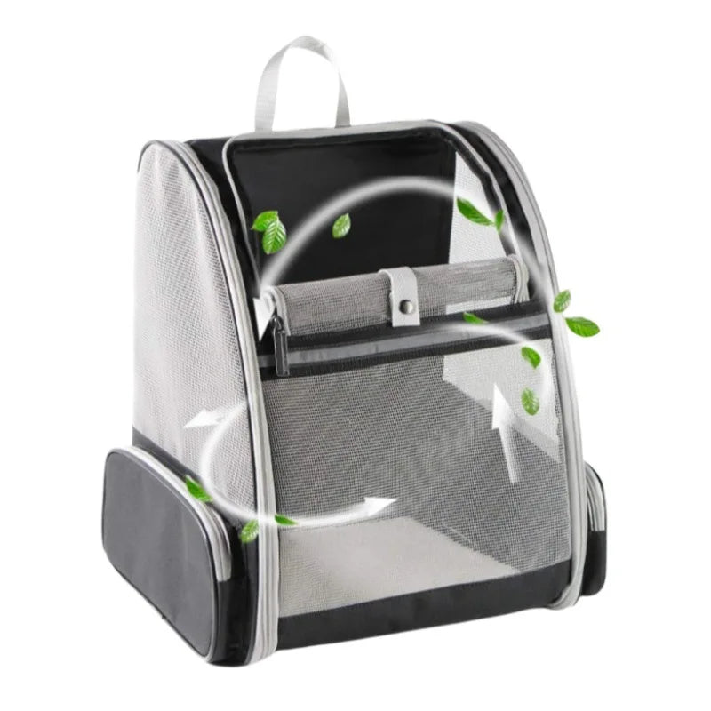 Factory Direct Portable Breathable Foldable Shoulder Carrying Pet Backpack for Dog Cat Travel