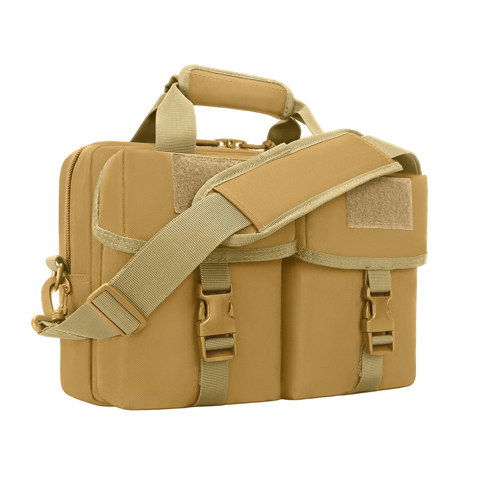 Tactical Messenger Bag MOLLE Sling Shoulder Pack Laptop Briefcase & Utility Satchel for Pilots Flight Work & Outdoor Activities