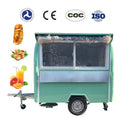 Customized Mobile Fast Food Trailer Ice Snack Vending Cart Customized Food Truck Trailer With Full Kitchen Equipments
