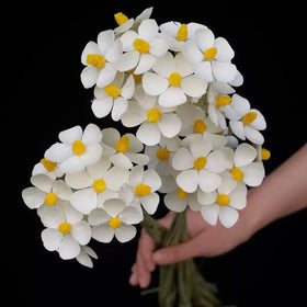 Hot Sale Dried Flower Supplier Dried Violet Hand Made Flower Faux Flowers Centerpieces for Wedding Table