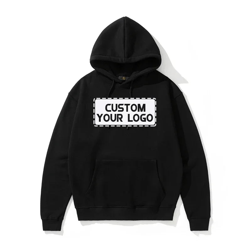Custom Unisex Oversized 100% Cotton Hooded Eco-Friendly Waterproof Plus Size Pullover Hoodies 500gsm Embroidery Printed Logo