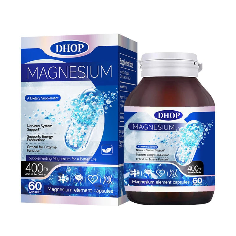 DHOP Triple Magnesium Complex 400mg Magnesium L-threonine & Citrate Magnesium Glycinate Capsules