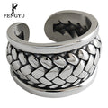 Fine Vintage Wheat Rings for Women 925 Sterling Silver Fashion Mens Statement Adjustable Ring Braded Designer Custom Jewelry