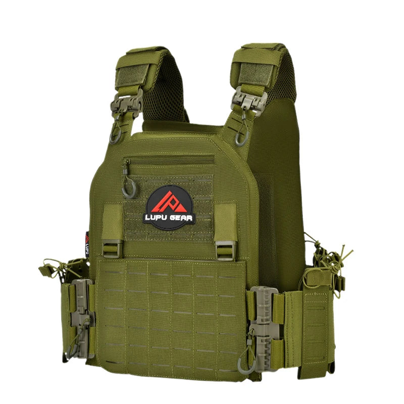 Custom 1000D Nylon Tactical Plate Carrier High Quality Security Outdoor Personal Defense Equipment