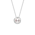 Elegant Jewelry Irregular Geometric 925 Sterling Silver Pearl Necklace Baroque Natural Pearl Pendant Necklace