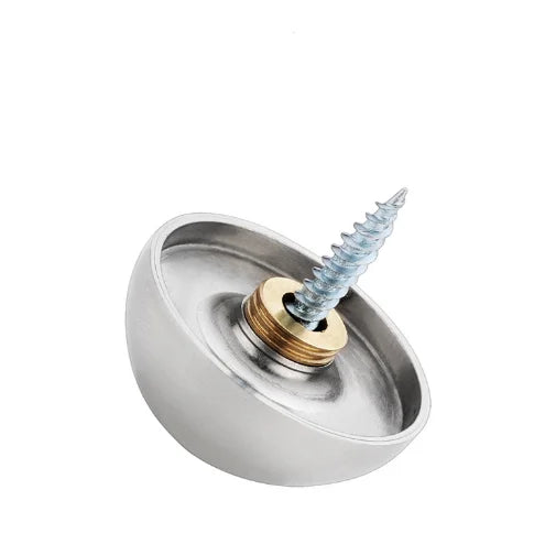 Stainless Steel Hemispherical Dome Decorative Caps Cover Nails Advertising Screw Fixing Screws for Mirrors Glass