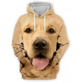 Fitspi Wholesale Custom Unisex 3d Digital Sweatshirt Print Dogs Painting Lovers Pullover Hoodies Dropshipping