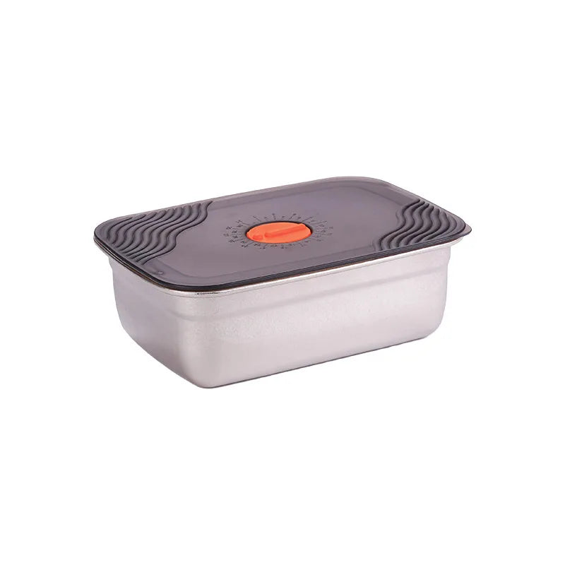 Pure Titanium Household Crisper with Lid Sealed Large Capacity Bento Box Outdoor Portable Lunch Box Refrigerator Storage Box