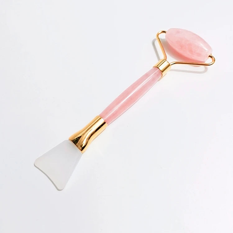 HY OEM Factory's Mini Cheap Rose Quartz Roller Brush for Skin Care-Jade Roller
