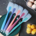 Hot Silicone Scrapers Baking Tools Pastry Tools Pink Blue Yellow Silicone Utensils Scraper Spatula Cake Tools Silicone Scrapers
