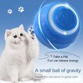 Rechargeable Smart Bouncing Cat Ball New Interactive Pet Toy for Cats Dogs Lovely Electric Rolling Toy Automatic Movement