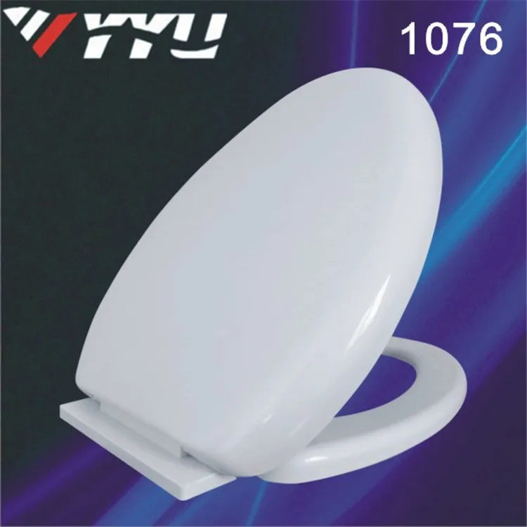 Good Sale Bathroom America V Shape Wc Lid Cover Elongated Plastic PP Toilet Seat Cover
