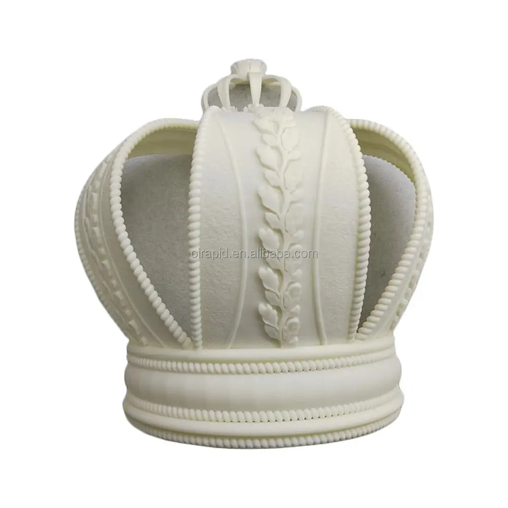 Custom Large Size 3D Printed Jewelry One-Piece Molding with Crown Customization Metal and Steel Material Machining Process