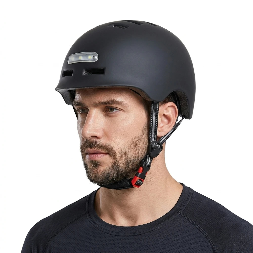 GUDOOK/OEM/ODM KY-Z002 LED Bicycle Helmet with USB Charging Light Impact Resistant Unisex Universal Season for Riding MegaBDM