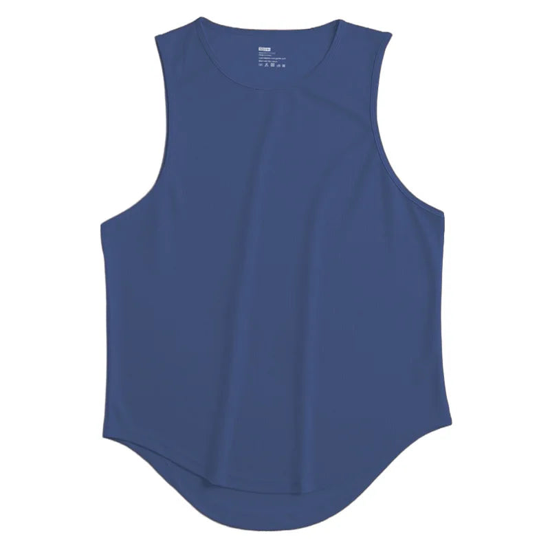 Breathable Fitness Sports Singlet Sleeveless Running Training Vest Quick Dry Gym tank Top