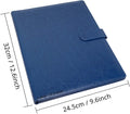 Meeting Bound Folders A4 Organizer Resume Padfolio Portfolio Folder Multi-pocket A4 Leather Conference Folder