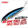Noeby 14/16/18cm Sinking Pencil Lure Fishing Bait Sea Senuelos De Pesca Hard Stick Bass Lure Swimbait for Casting Trolling