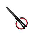 STARPRINT 639XY Plastic Handle Fluorine Coated Anti-Stick Art Scissors with Paper Tape School Supplies