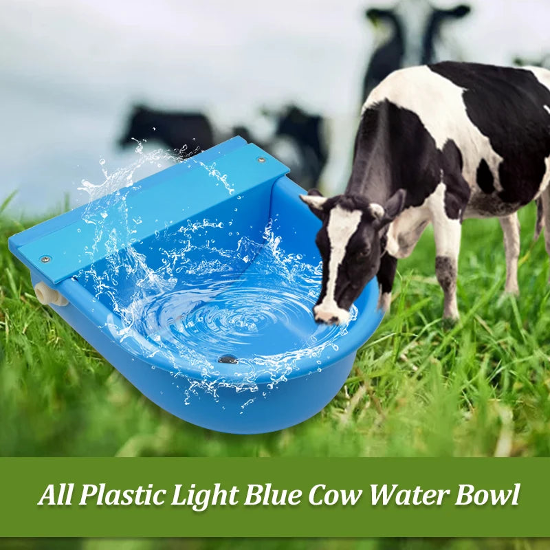New Plastic Automatic Cattle Drinking Bowl Farming Equipment Livestock Water Trough 2.5-3L Capacity Water-saving Environmental