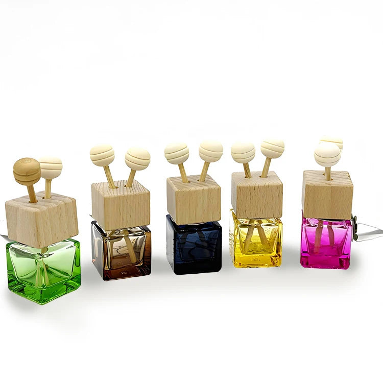 Empty Car Reed Aromatherapy Aroma Diffuser Vent Clip Fragrance Perfume Bottle