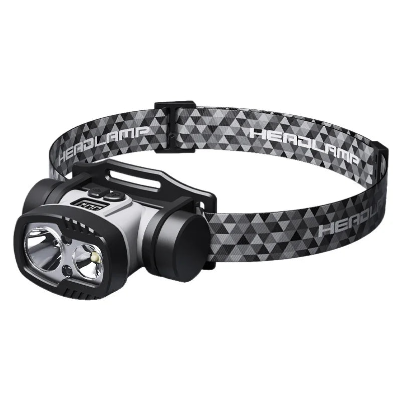 Howlighting Headlamp Double XPG LED IP65 2600mAh Battery Type-C 4 Modes 800 Lumens ABS Motion Sensor Camping Headlamp