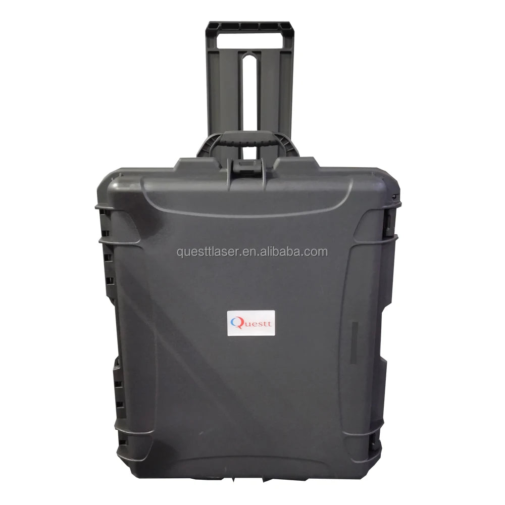Questt 100W/200W Portable Handheld Fiber Laser Removal Machine Suitcase Design for Rust Cleaning Wood Stainless Steel Aluminum