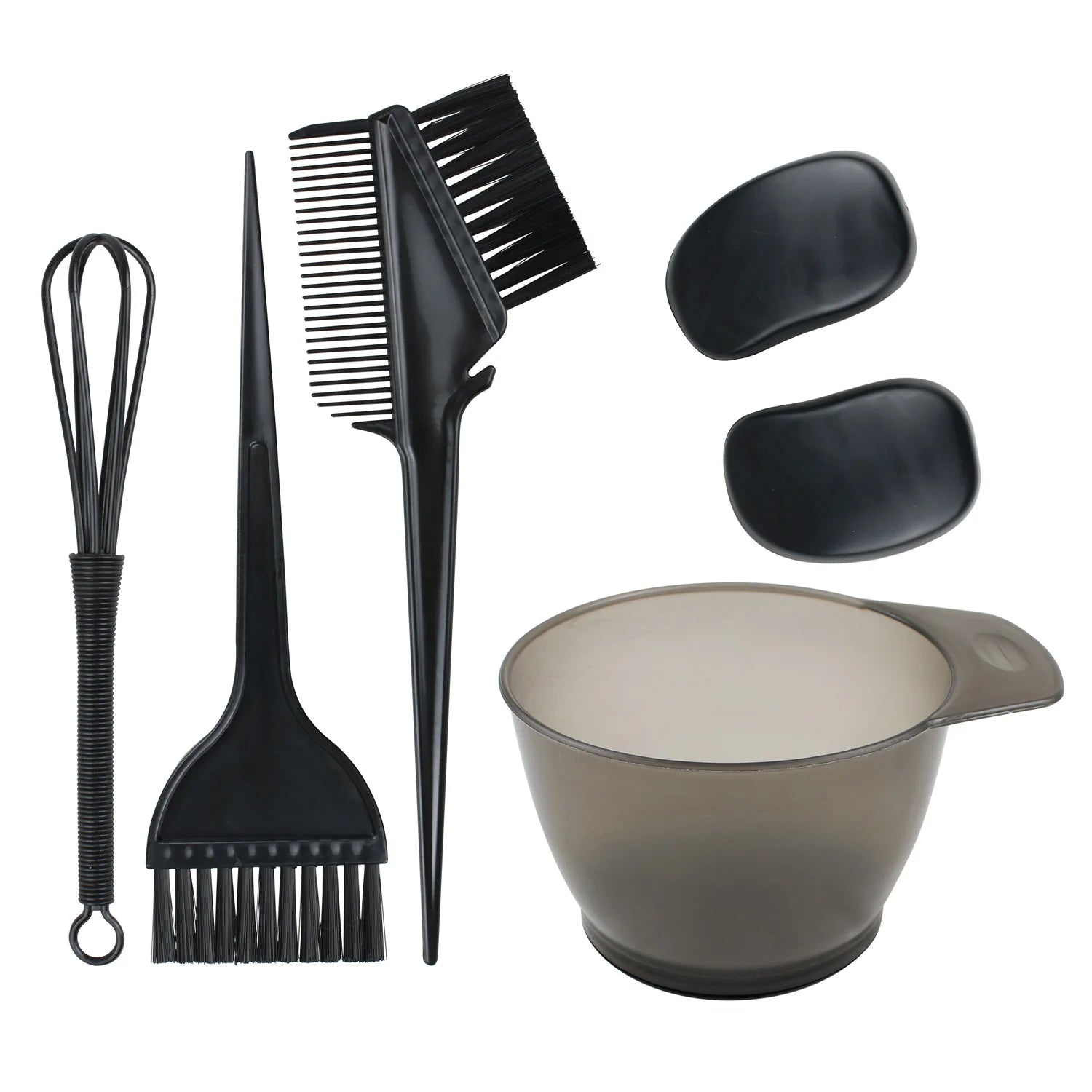 Color Dye Bowl Comb Brush Tool Kit Hair Tint Dying Coloring Applicator Salon Tools Hair Dyeing Set Hair Color