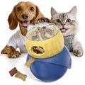 New Modern PC Cat Toy Untoppable Owl Fashion Doll Adjustable Hole Leakage Lovely Cartoon Sport Ball for Cats and Dogs