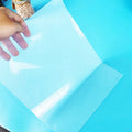 Low Moq Crystal Code Transparent Printing Label Roll Large Clear Custom Vinyl Sheet A4 Size Price Self Adhesive Sticker Paper