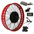 Tariff Reduction 72v 3000w 1500w Fat Tire Electric Bike Bicycle Ebike Conversion Kit Option Battery Rear Wheel Hub Motor 26 20x4