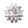 Modern DIY Home Decor Wall Decor Acrylic Mirror Wall Sheet Tiles Plastic Mirror Stickers Set for Home Decorative