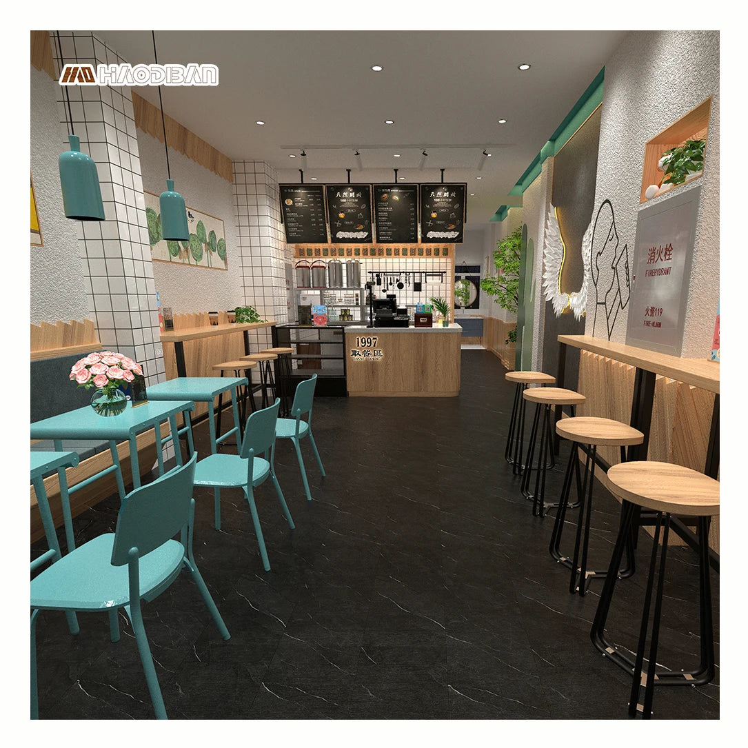 Easy Install 2mm 3mm LVT Flooring Dry Back Glue Down Marble Design LVP Flooring Vinyl Plank