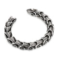 KALEN Men Fashion Stainless Steel Gothic Necklace&Bracelet