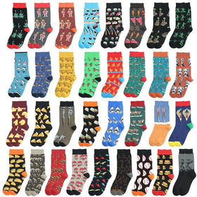 Wholesale Fun Fancy Sushi Pizza Food Animal Patterned Socks Men Unisex Casual Funky Novelty Funny Cotton Crew Socks