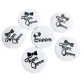 2025 Bridal Shower Accessory Set Lovely Cartoon Groom Team & Bride Badges for Bachelorette Party for Valentine's Day X0055