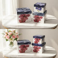 Square Flower Box Set 3pcs Spot Fashion Printed Wedding Packaging Embossed Cardboard for Gift Giving