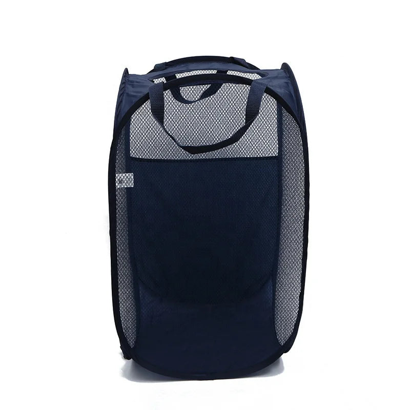 YA SHINE Collapsible Clothing Storage Organizer Dirty Clothes Kids Toys Bags Large Mesh Pop up Foldable Laundry Hamper