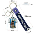 Mini Jersey Football Club Football Player Keychain