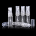 2ML 3ML 5ML 10ML Refillable Mini Spray Bottle Travel Liquid Sample Bottle Clear Screw Cap Glass Perfume Tester with Spay Cap