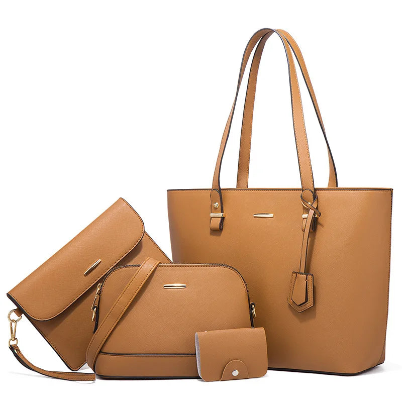 Trendy Ladies Designer Purse Famous Brand Women Shoulder Tote Vegan Pu Leather Hand Bag Chain Crossbody Messenger Handbags