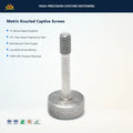 Stainless Steel A2 304 Customized CNC M4 M5 M6 Metric Knurled Captive Screw PC Thumb Screw Knob