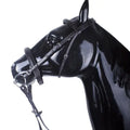 Adjustable One Noseband Horse Riding Bridle Rein Western Style Red Nylon Polyester Model PVC Leather Colorful Cold Resistance