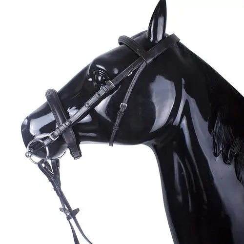 Adjustable One Noseband Horse Riding Bridle Rein Western Style Red Nylon Polyester Model PVC Leather Colorful Cold Resistance
