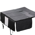 Durable 600D Oxford Material Waterproof Dog Hammock Scratchproof Car Seat Cover Mesh Window Storage Pocket for Pets Cats Solid
